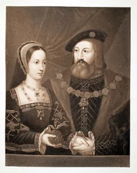 Mary Tudor et Charles Brandon, duc de Suffolk, c.1515, pub. 1902